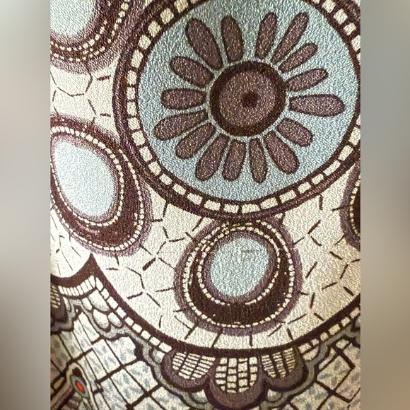 BANANA REPUBLIC Dress size 6 Geometric Patterned Shift Dress in Orange and Black - Picture 12 of 14